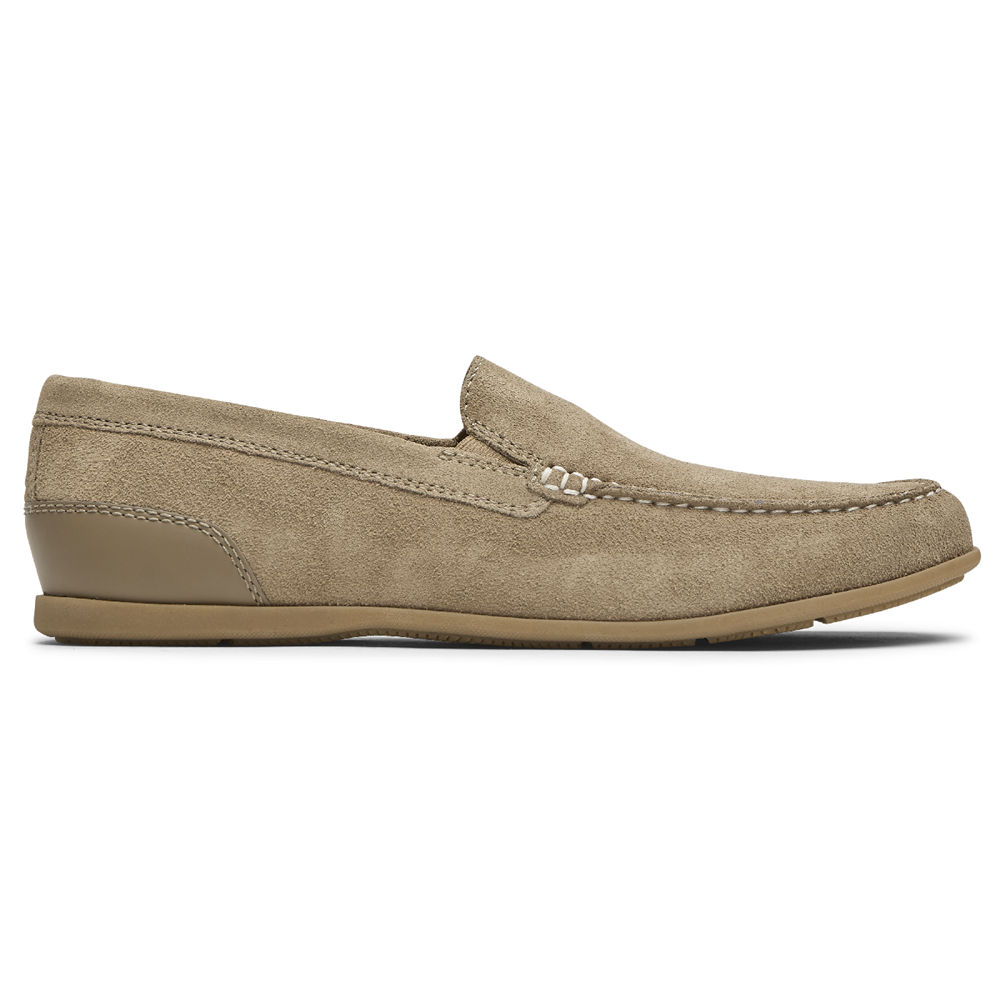 Rockport Slip-Ons Herre Olivengrønne - Malcom Venetian - JQBI35906